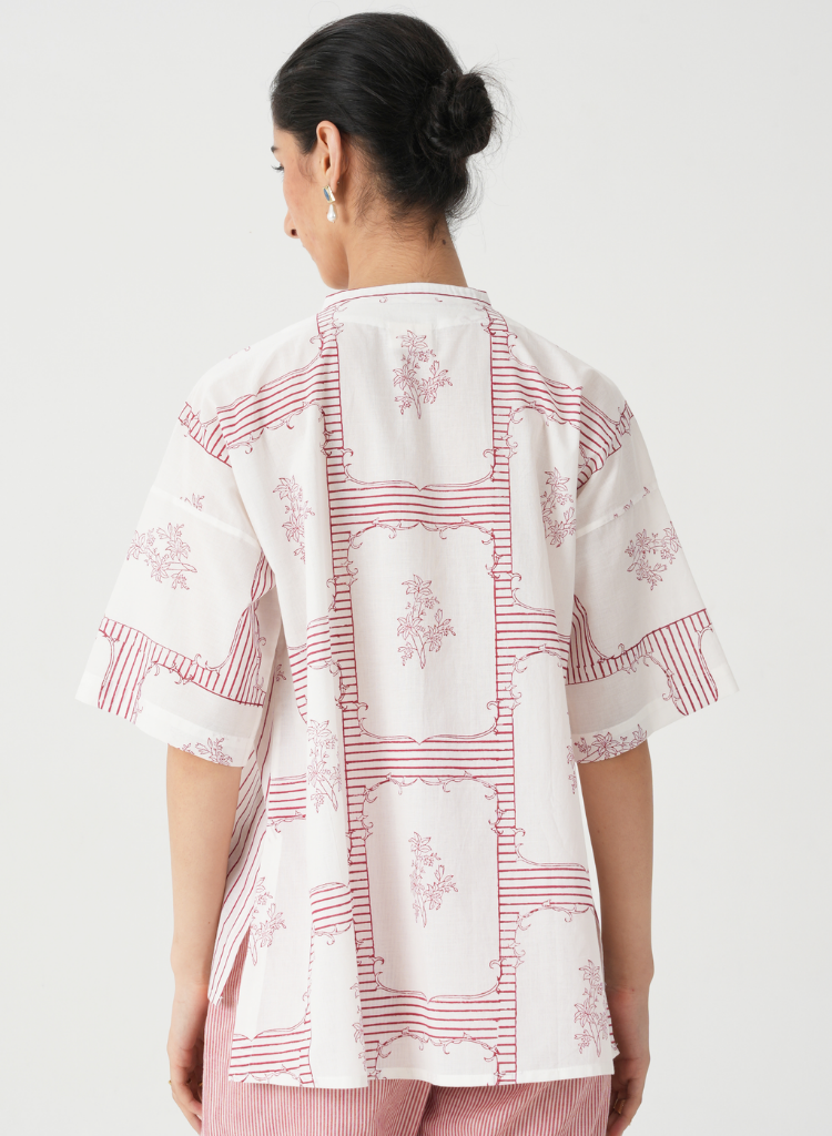 Tōki Hand Printed Top