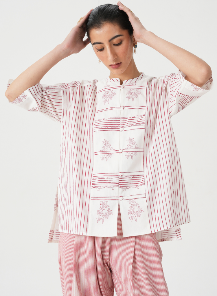 Tōki Hand Printed Top