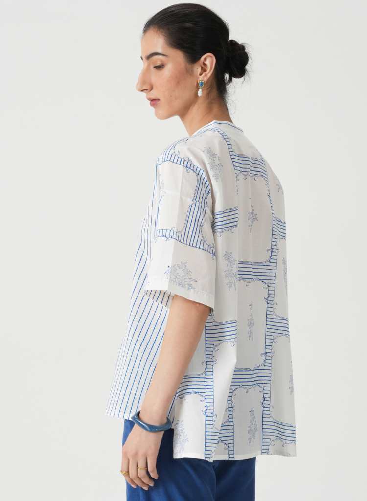 Tōki Hand Printed Top