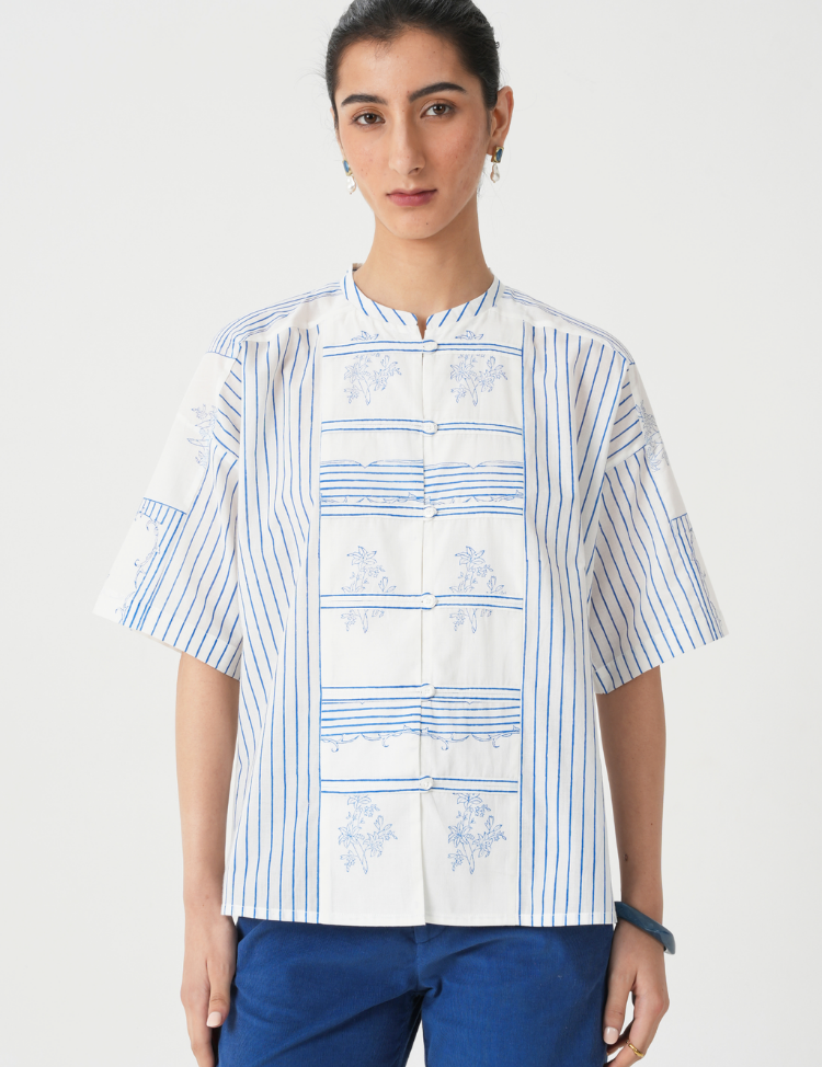 Tōki Hand Printed Top