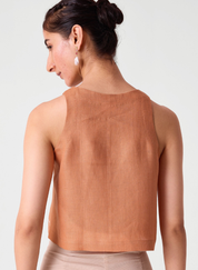 Toni Apricot Top