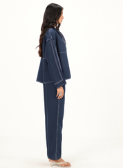 Top Stitch Detail Top