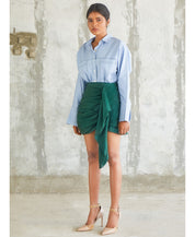 Topstitch Cotton Shirt