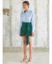 Topstitch Cotton Shirt