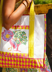 Saras Crane Tote Bag
