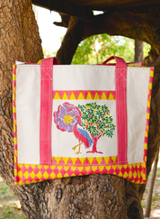 Saras Crane Tote Bag