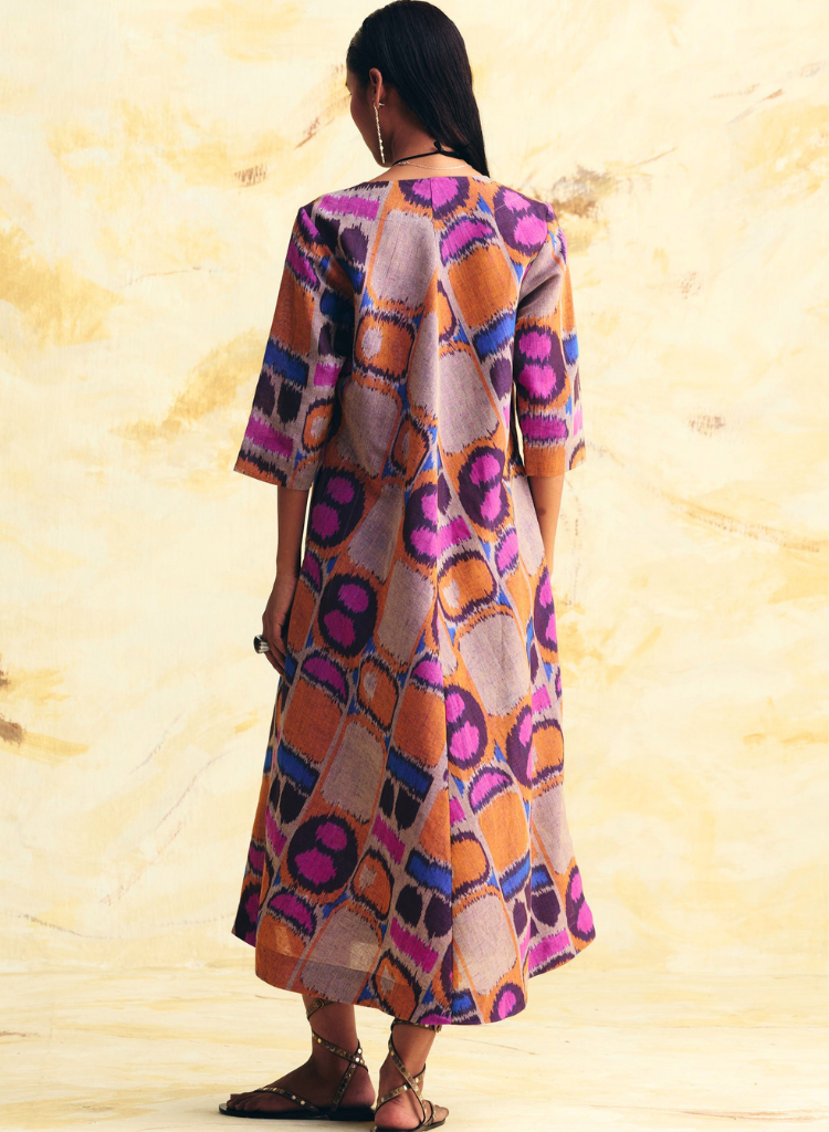 Transit Bias Button Dress