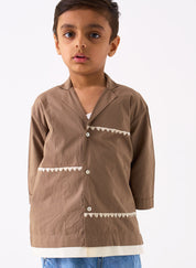 Triangle Embroidered Shirt