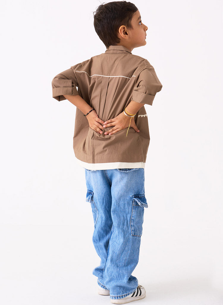 Triangle Embroidered Shirt