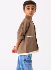 Triangle Embroidered Shirt