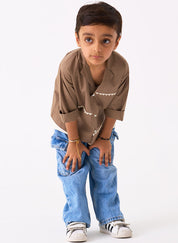 Triangle Embroidered Shirt