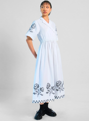 Tuli Lapel Dress