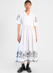 Tuli Lapel Dress