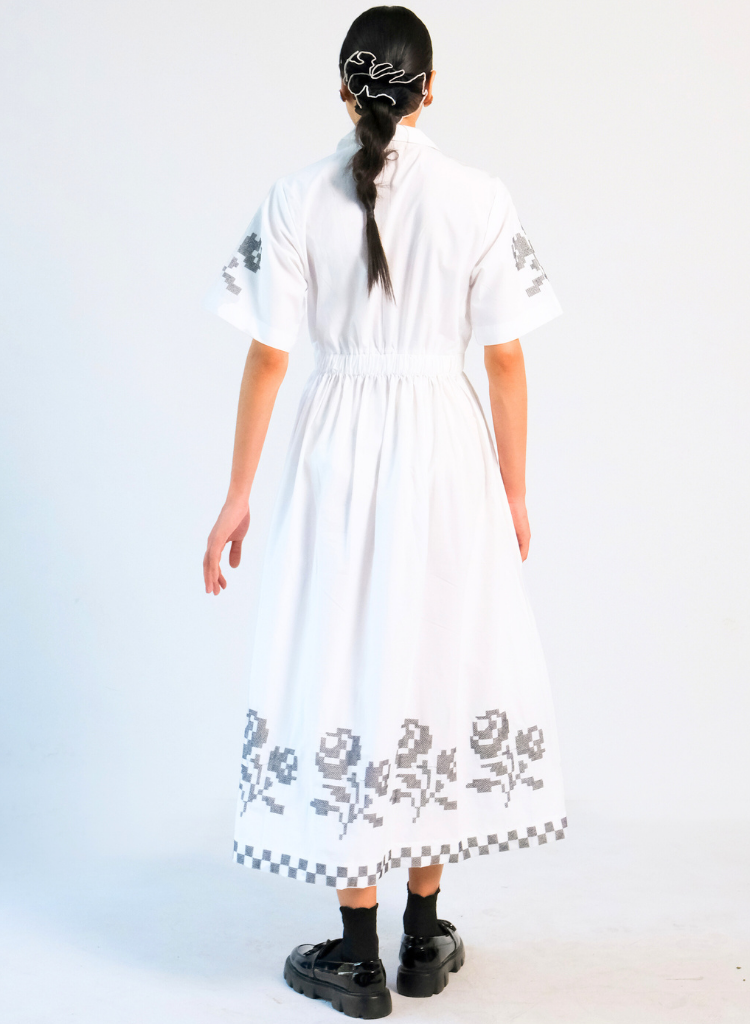 Tuli Lapel Dress