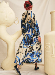 Tulika Peasant Dress