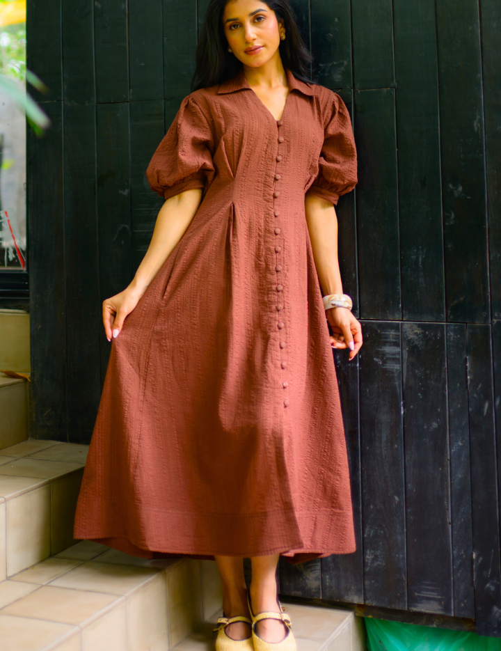 Twirl Flounce Maxi Dress