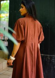 Twirl Flounce Maxi Dress