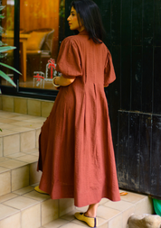 Twirl Flounce Maxi Dress