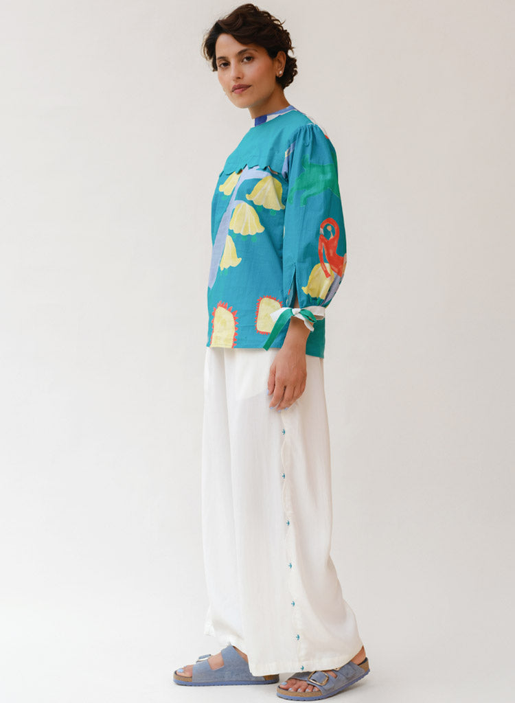 Scalloped Lounge Top