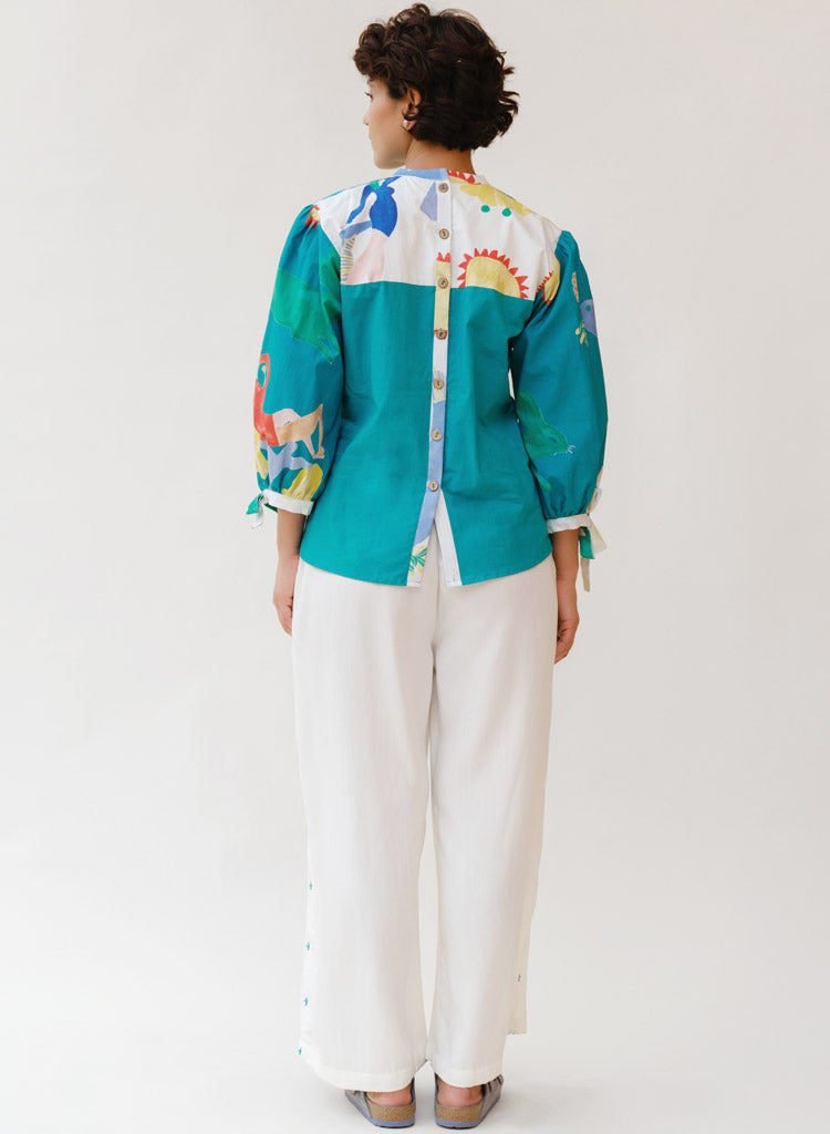 Scalloped Lounge Top