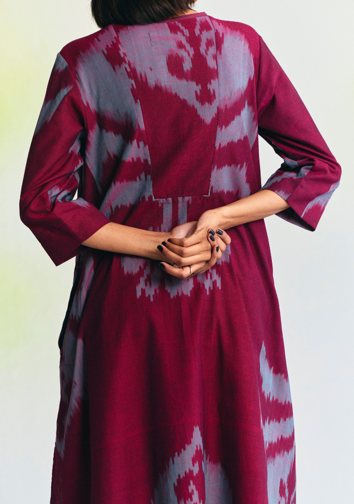 Tyrian Yoke Kurta