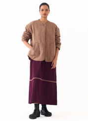 U Hem Quilted Jacket