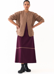 U Hem Quilted Jacket