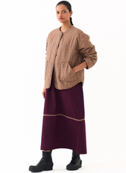 U Hem Quilted Jacket