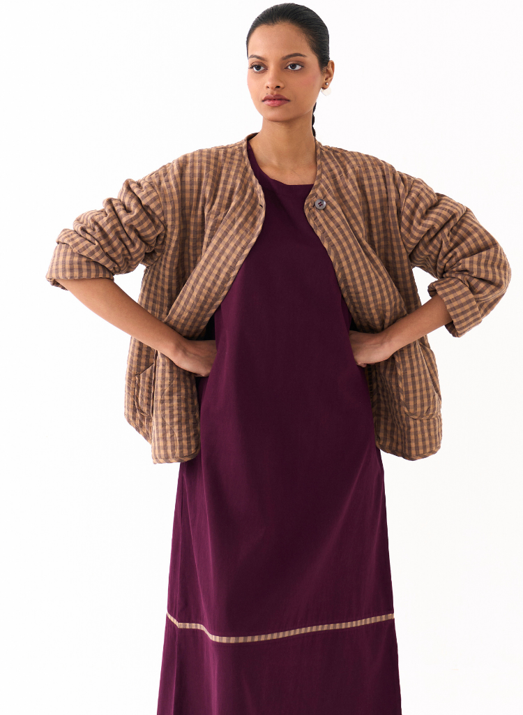 U Hem Quilted Jacket