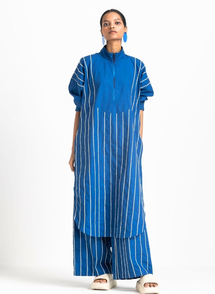 U-Yoke Embroidered Tunic