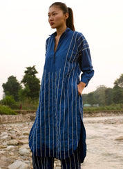 U-Yoke Embroidered Tunic