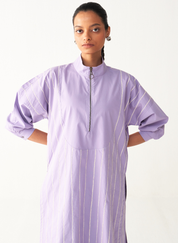 U-Yoke Embroidered Tunic