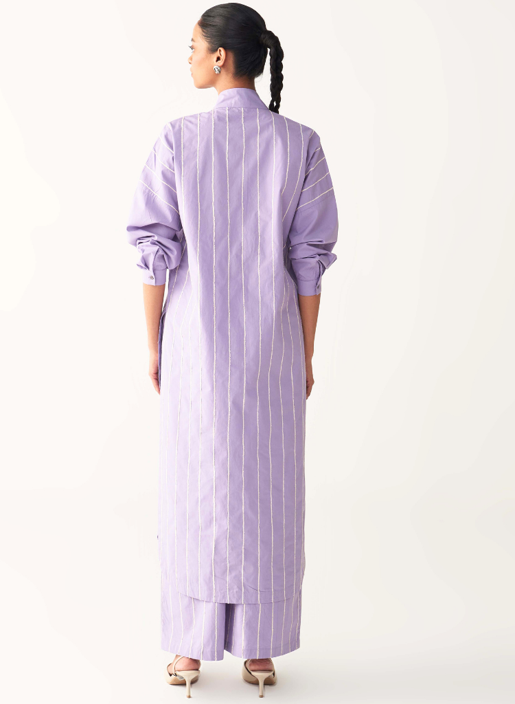 U-Yoke Embroidered Tunic