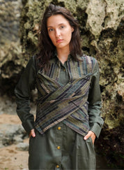 Upcycled Green Seattle Dress