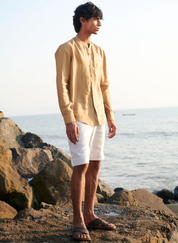 Undyed Boldstripe Golf Shorts