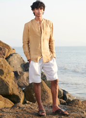 Undyed Boldstripe Golf Shorts