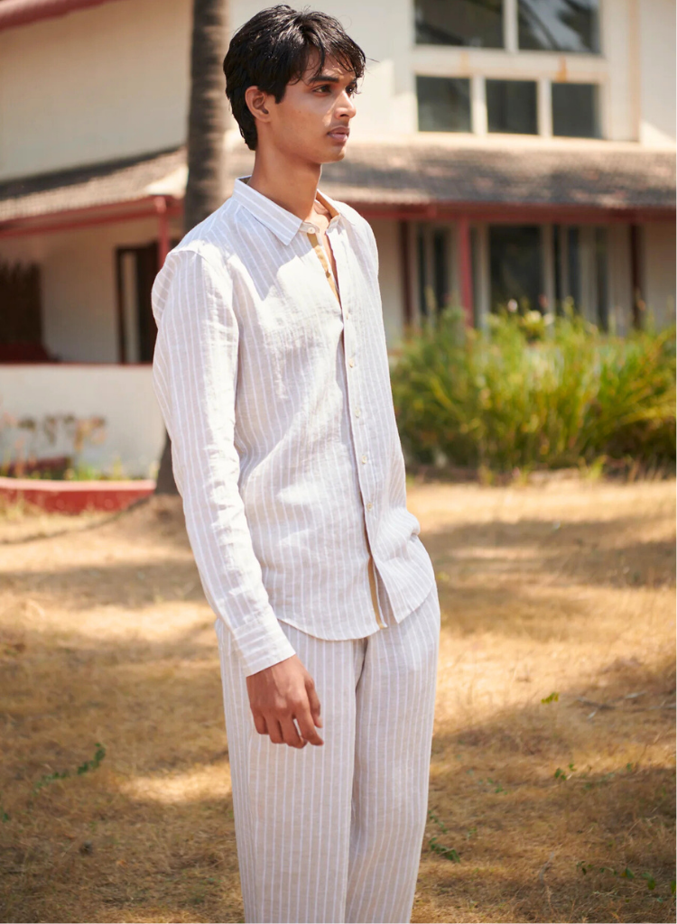 Undyed Boldstripe Lounge Pants