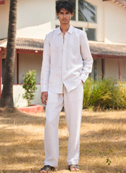 Undyed Boldstripe Oxford Shirt