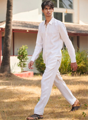 Undyed Boldstripe Oxford Shirt