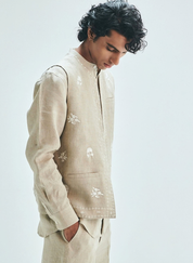 Undyed Nehru Jacket