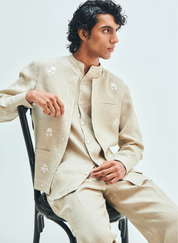 Undyed Nehru Jacket