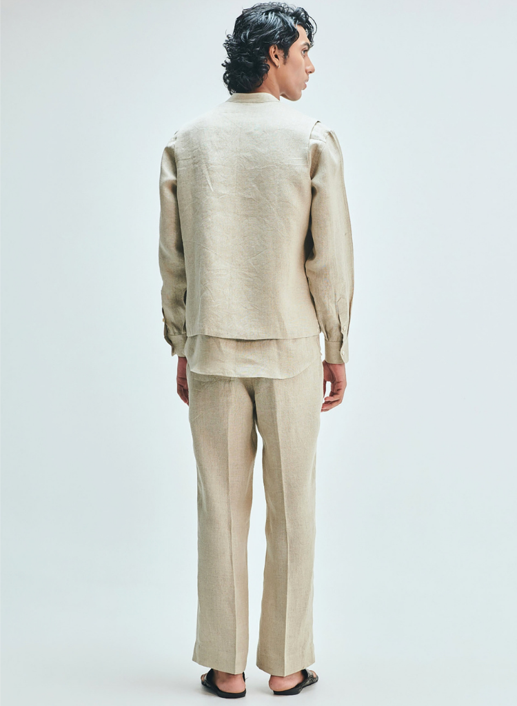 Undyed Nehru Jacket