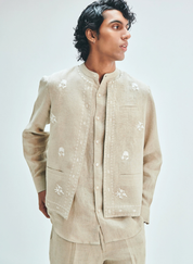 Undyed Nehru Jacket