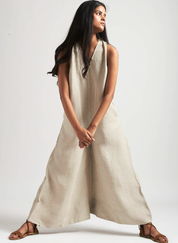 Undyed Flared Jumpsuit