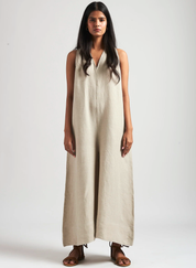 Undyed Flared Jumpsuit