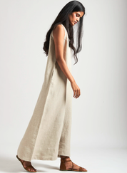 Undyed Flared Jumpsuit