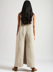 Undyed Flared Jumpsuit
