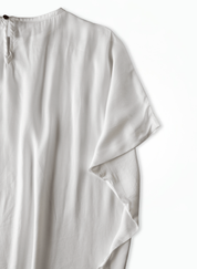Undyed High Slit Tunic