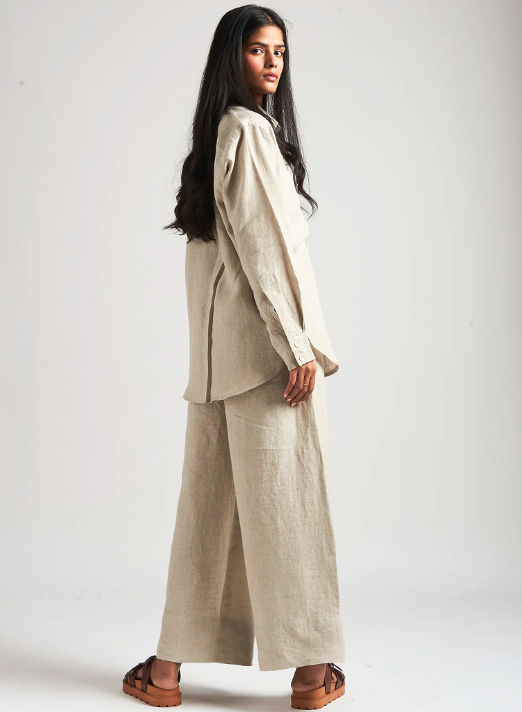 Undyed Oversized Pocket Shirt
