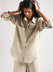 Undyed Pocket Shirt Set